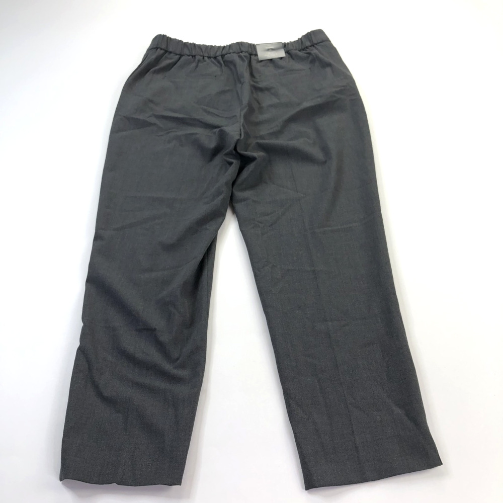 Banana Republic Hayden NEW 12 (Fit 34W 27L) High Rise Straight Dress Pants Gray